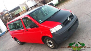 VW T5 - Blut Rot - Glanz Schwarz