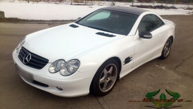 Mercedes SL - glanz weiss