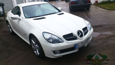 Mercedes SLK - 3D Carbon, Mattschwarz, Scheibentönung