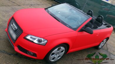 Audi A3 S-Line - F1 Racing Red + 3d Carbon + Matt schwarz