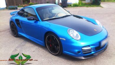 Porsche 997 Turbo - Light Blue Metallic