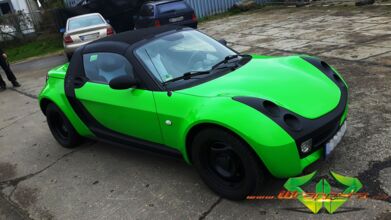 Smart Roadster - Glanz Grün - Matte Schwarz