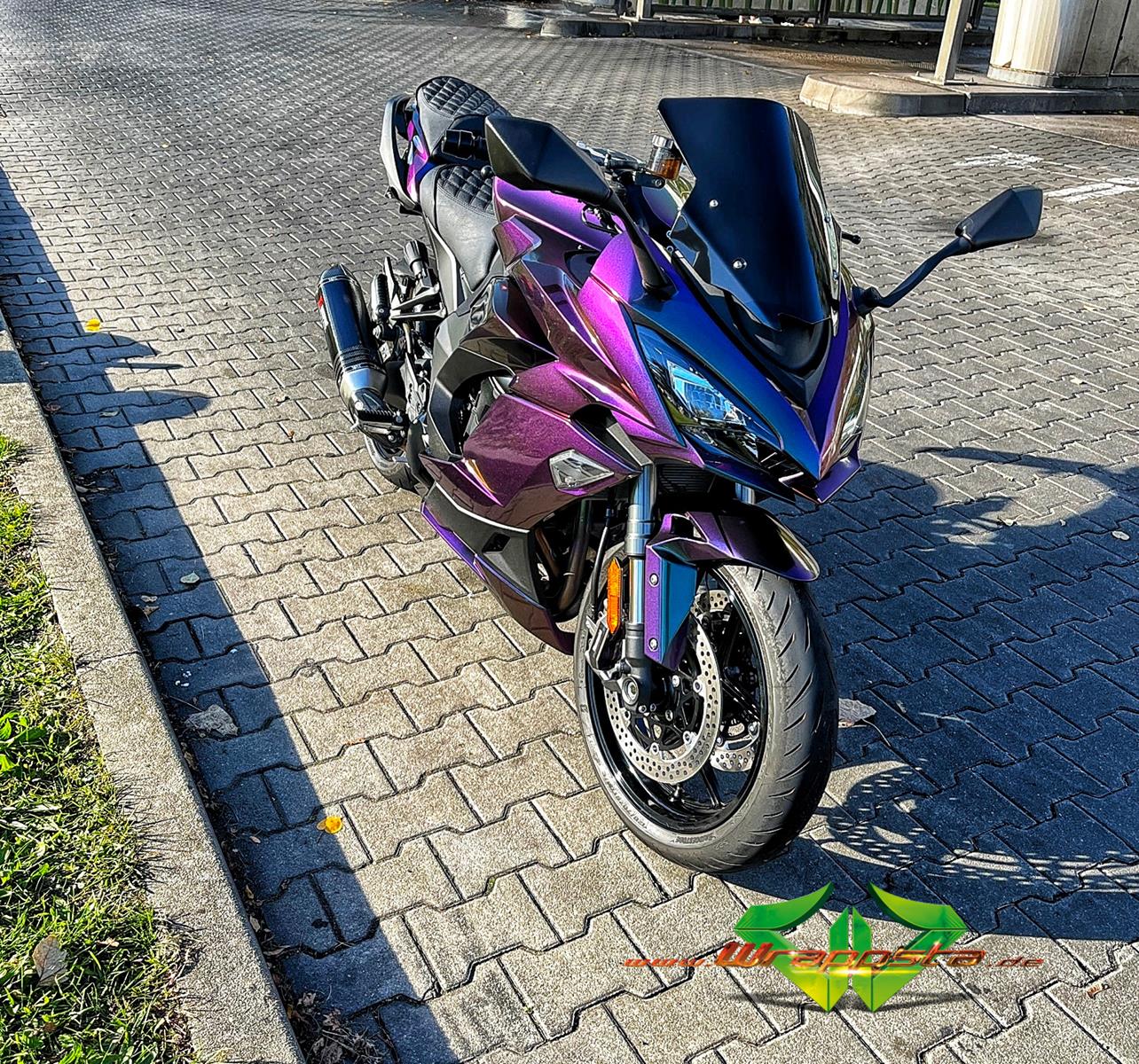 Kawasaki Ninja 1000SX - Colorflow rushing riptide glanz - glanz Schwarz ...