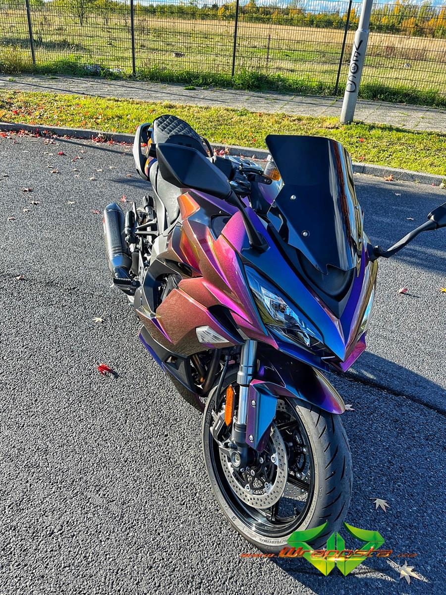 Kawasaki Ninja 1000SX - Colorflow rushing riptide glanz - glanz Schwarz ...