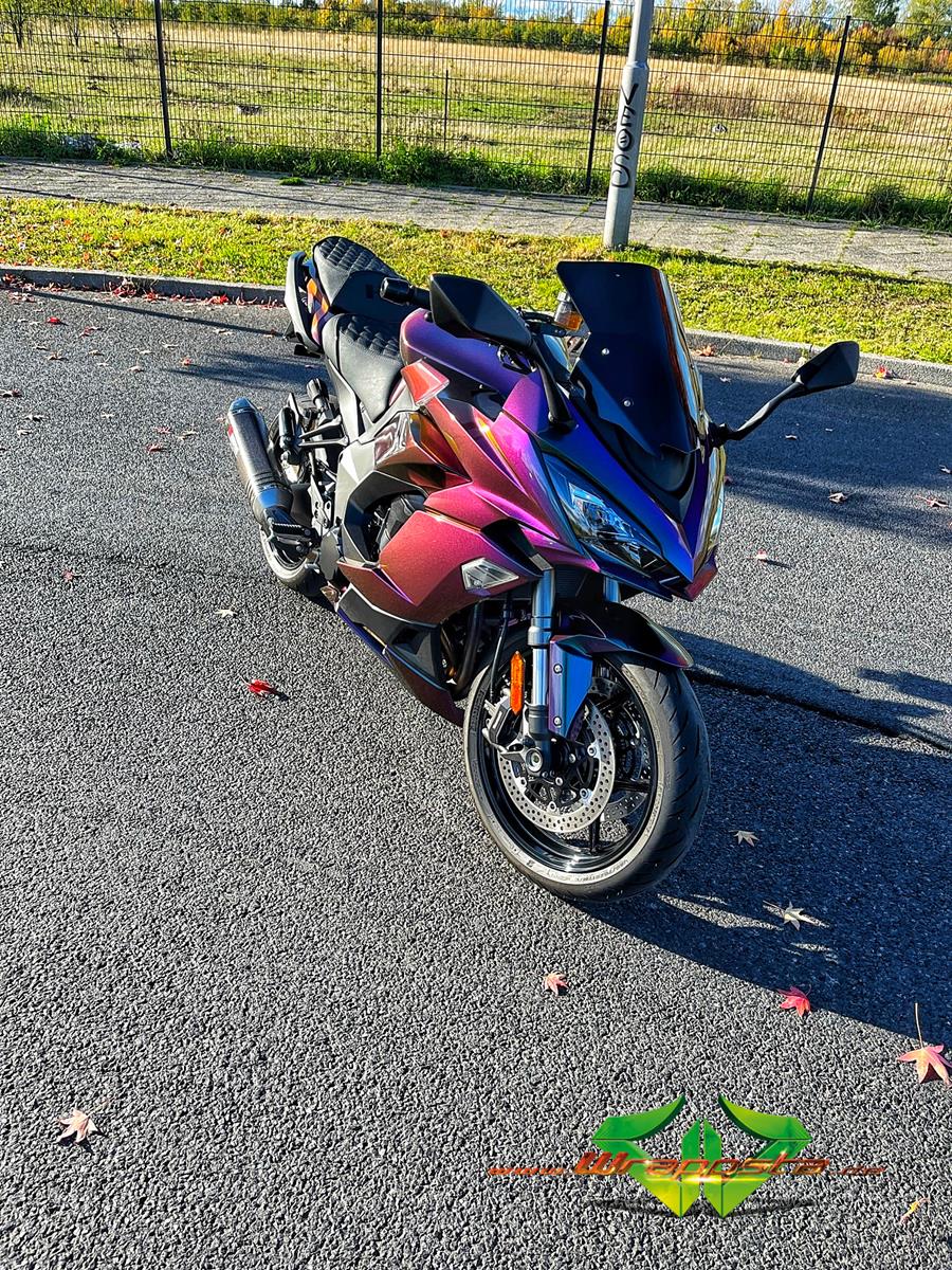 Kawasaki Ninja 1000SX - Colorflow rushing riptide glanz - glanz Schwarz ...