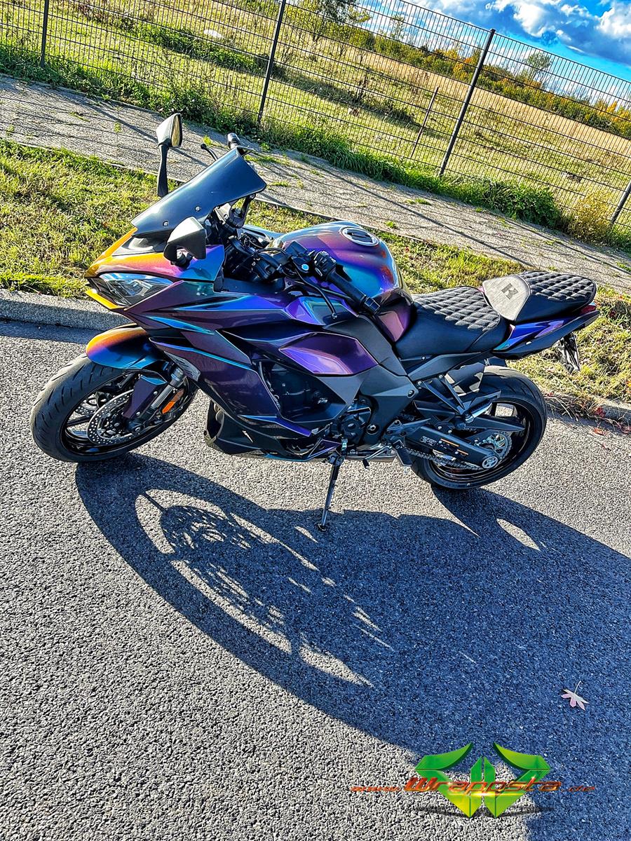 Kawasaki Ninja 1000SX - Colorflow rushing riptide glanz - glanz Schwarz ...