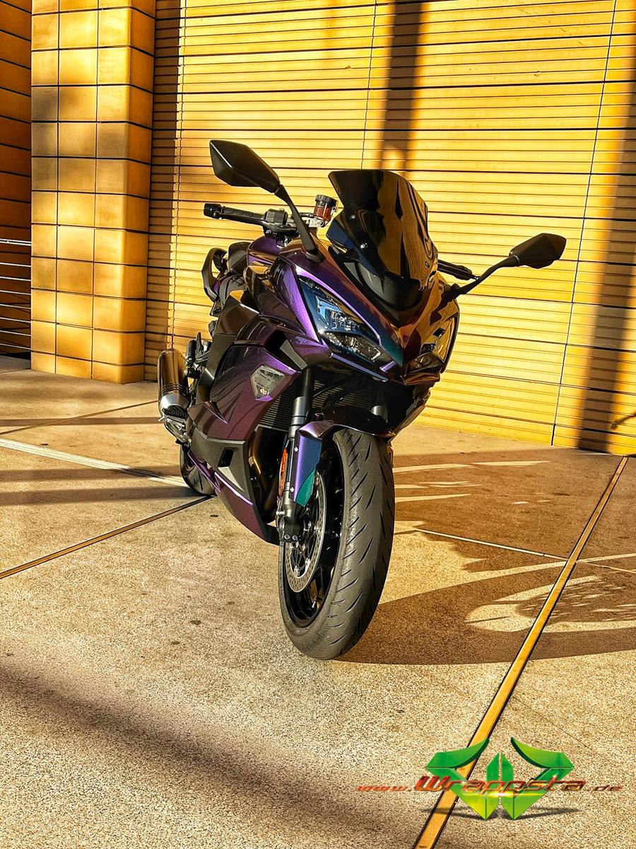 Kawasaki Ninja 1000SX - Colorflow rushing riptide glanz - glanz Schwarz ...