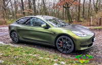 Tesla 3 - Satin Hope Green